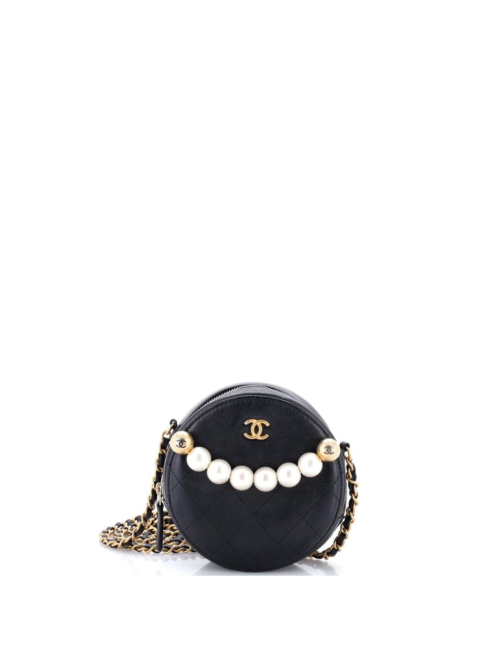 Chanel Chic Pearls Round Clutch With #370915C28B